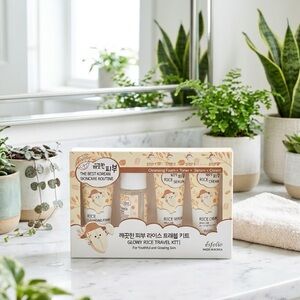 Esfolio Glowy Rice Travel Kit - Skincare Set